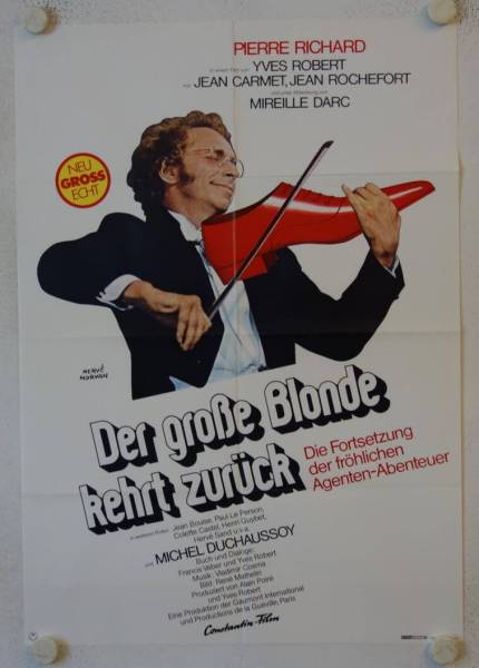The Return of the Tall Blonde Man original release german movie poster